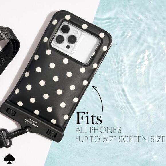 Kate Spade Floating Waterproof Phone Pouch - Picture Dot - Picture 4 of 5